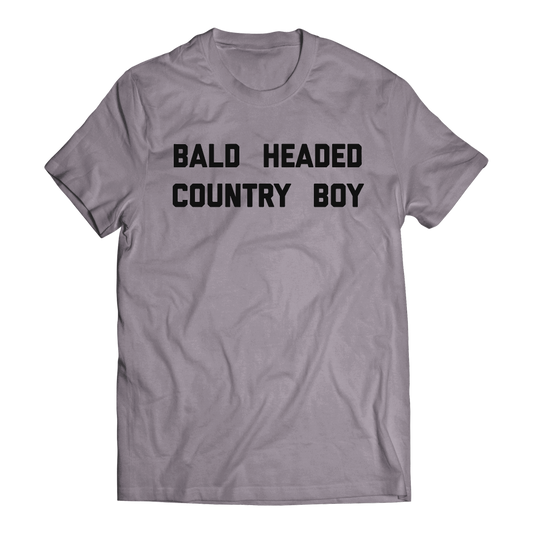 Grey Bald Headed Country Boy T-Shirt